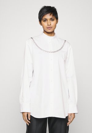 Christopher Kane WEDDING CRYSTAL CHAIN SHIRT - Bluza - white