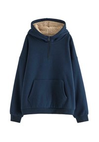Lindex WITH PILE  - Sweatshirt - dark navy