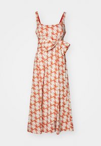 THALIA DRESS - Päevakleit - palm geo/orange