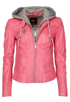 MODERN MICO - Lederjacke - pink