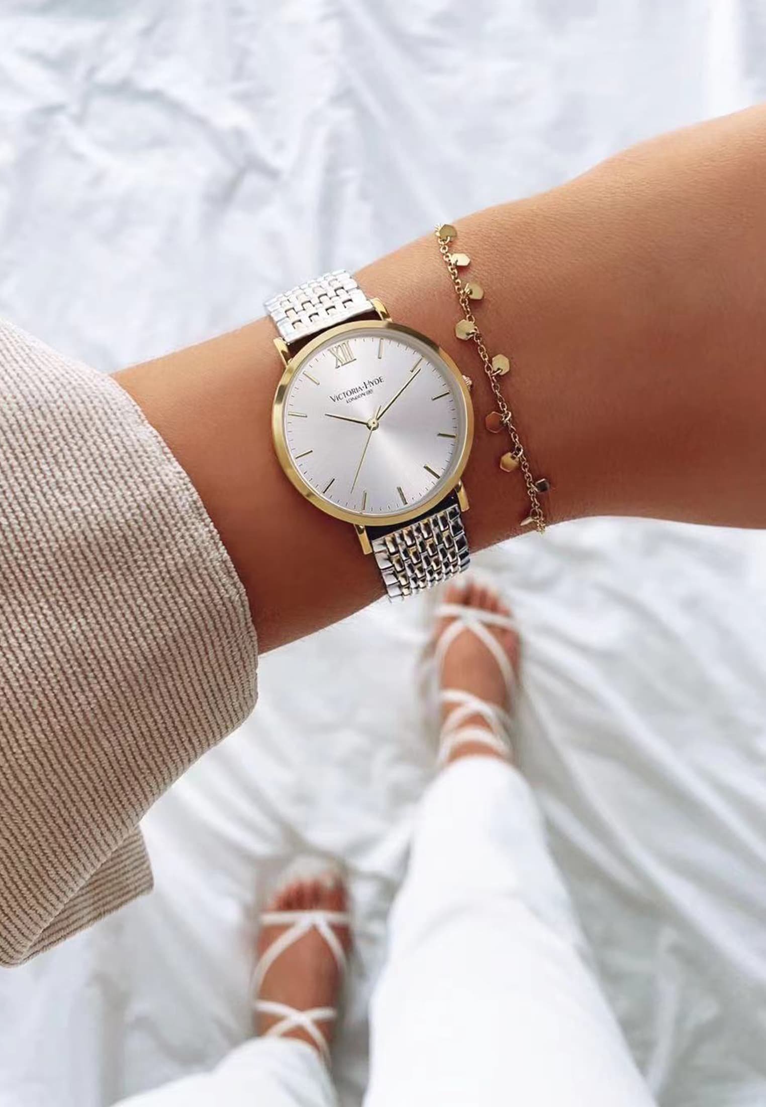 Victoria Hyde UHR PRIMROSE CLASSIC BICOLOR SET - Horloge - gold  silber/goudkleurig - Zalando.nl