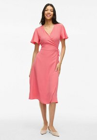 VILA VILOVIE WRAP DRESS - Vardagsklänning - dubarry
