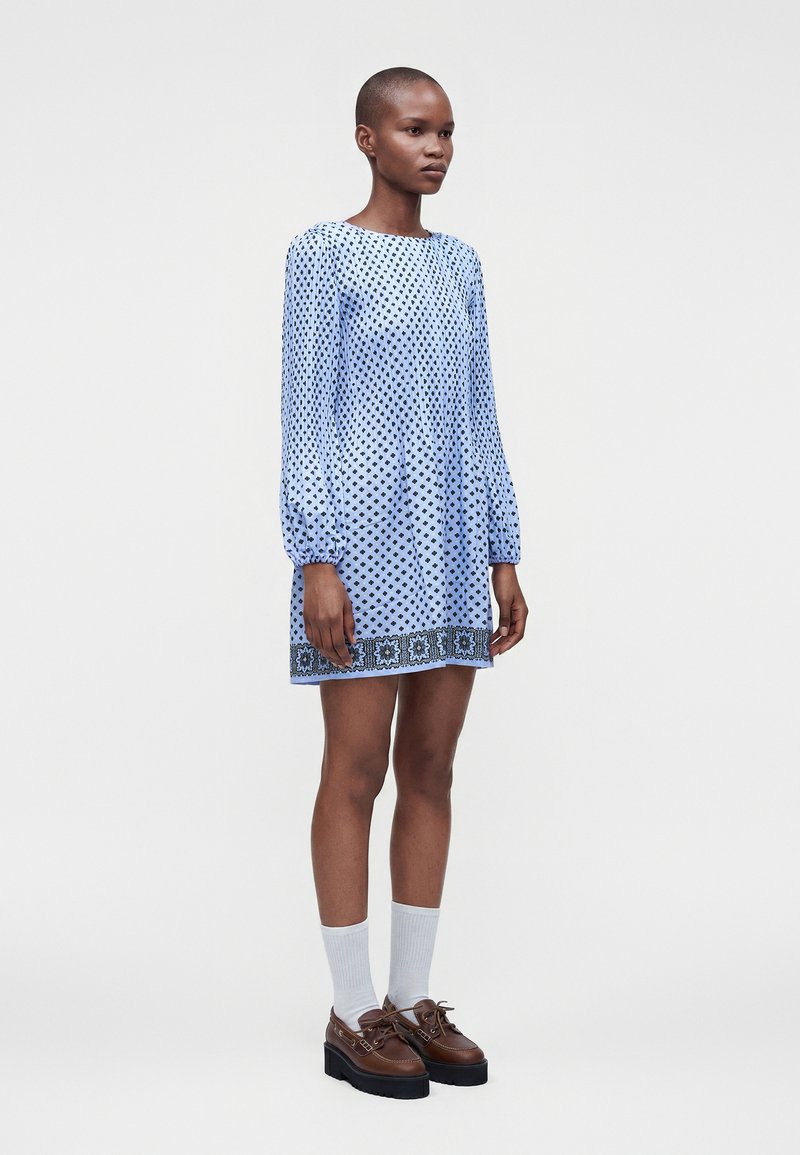 maje blue and white dress Day a silver Miss M shoe:Classic Cap Toe Ladybug Inspired Red and Child  Size:child-14