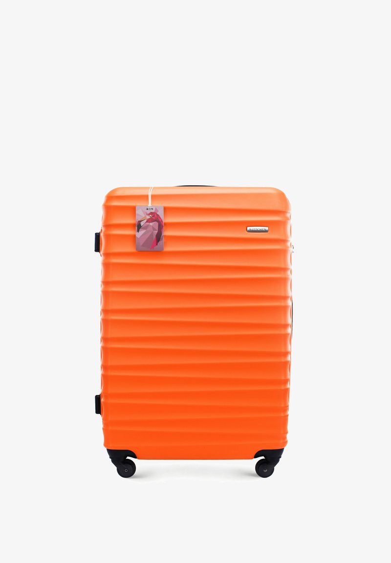WITTCHEN LARGE SUITCASE WITH LUGGAGE TAG FROM ABS - Trolley - orange
