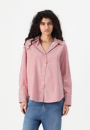 ONLOREGON  - Button-down blouse - bright white/american beauty