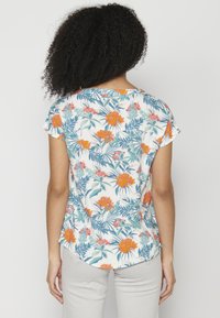 Koroshi SHORT SLEEVE PLEAS  - Pusero - Blanco
