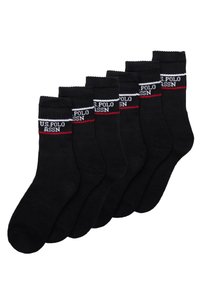 6 PACK CREW - Socks - black