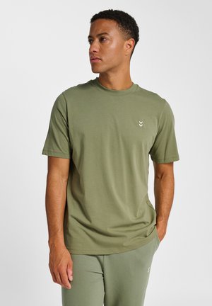 T-Shirt basic - deep lichen green