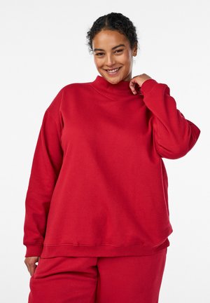 MIT HOHEM KRAGEN UND LANGEN ÄRMELN - Felpa - jester red