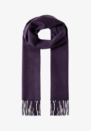 Hackett London, HACKETT LONDON SCARF SOLID PATCH CASH - Sjaal - night purple