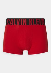 Calvin Klein Underwear TRUNK 3 PACK INTENSE POWER COTTON - Apakšbikses - black/pompeian red/grey sky