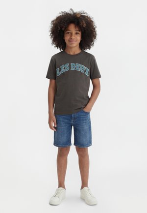 Les Deux BRADY WESTERN KIDS UNISEX - Tricou cu imprimeu - raven grey