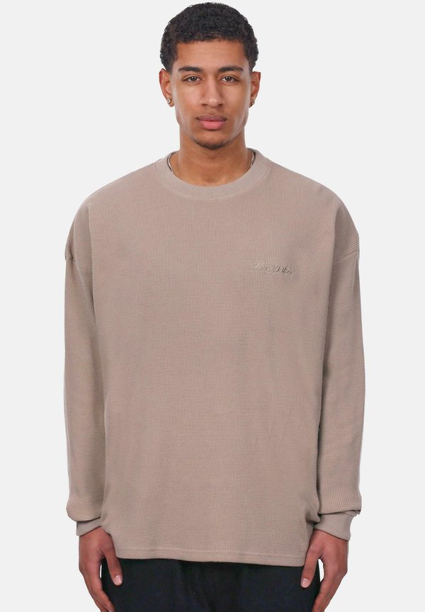 WAFFLE - Langarmshirt - simply taupe