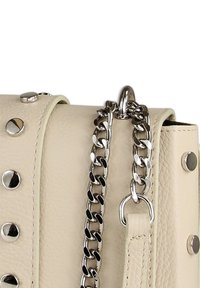 DrachenLeder Umhängetasche - beige weiß