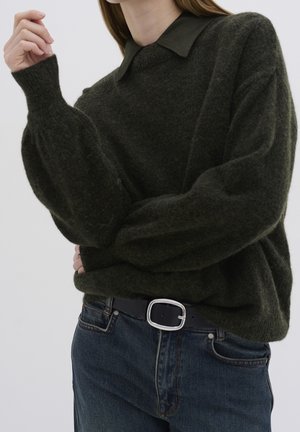 My Essential Wardrobe, Pullover - dark green