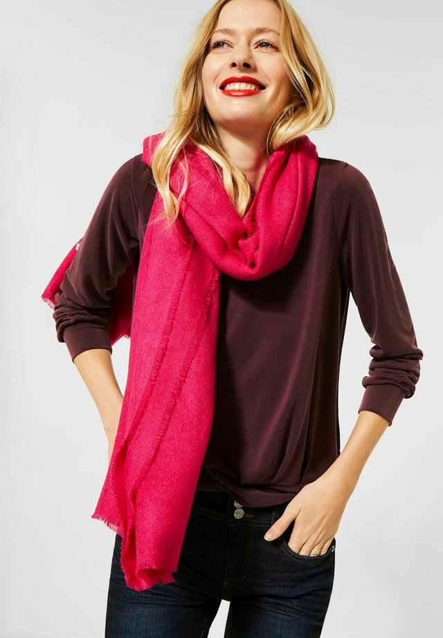 MIT SILK LOOK - Langarmshirt - rot