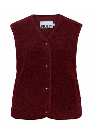 Object, VEST FLEECE - Veste sans manches - cabernet