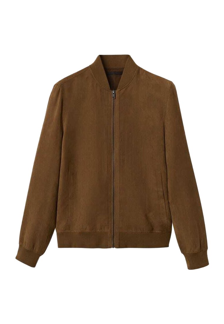 Herren Leichte Jacken | Mango Bomberjacke cognac - QU19542 Herren Leichte Jacken | Mango Bomberjacke cognac - QU19542