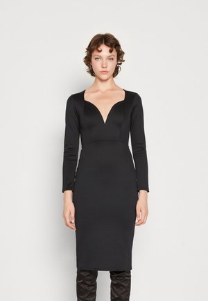 WAL G. ZANAD V NECK MIDI - Džersio suknelė - black