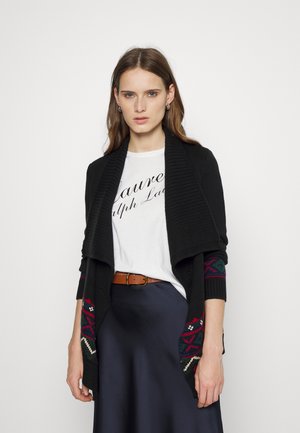 ERINDARIA LONG SLEEVE - Cardigan - polo black multi