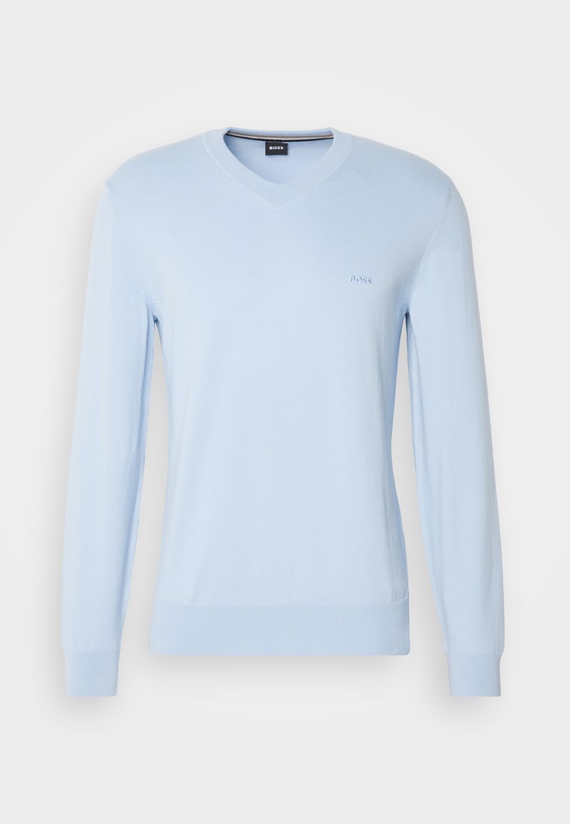 BOSS PACELLO - Pullover - light pastel blue/bleu clair - ZALANDO.FR
