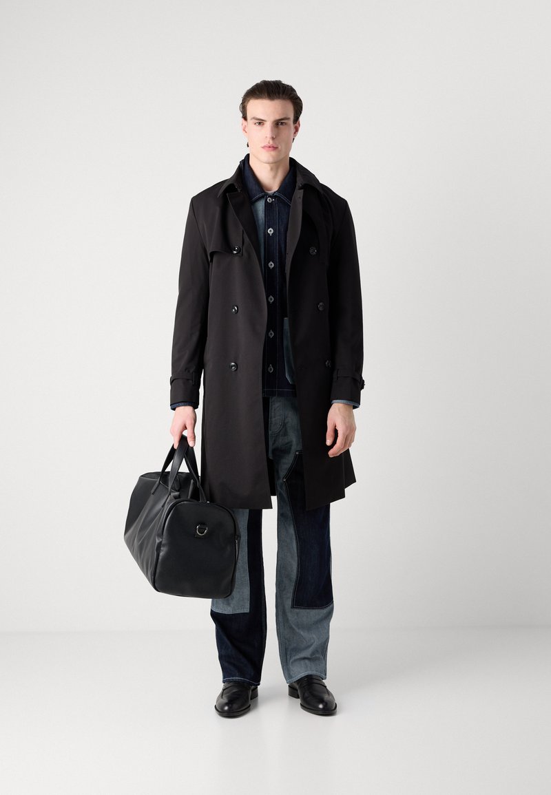 Trench-coat Homme Hugo Boss Dais12 Noir - Taille M (IT 50) - Hydrofuge - Neuf Avec étiquettes
