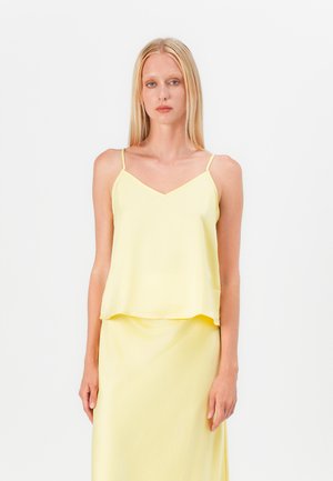 Vero Moda VMMERLE SINGLET - Viršus - pale banana