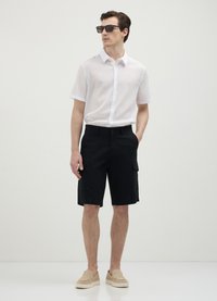 Calliope BERMUDA IN LINO  - Shorts - nero