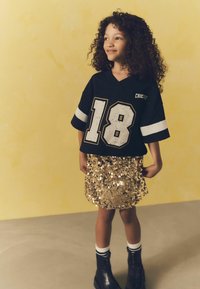 Next REGULAR FIT - Trapecinis sijonas - black gold