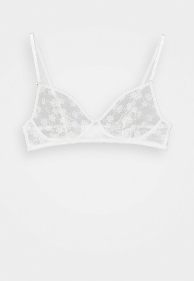 FRONT TRIANGLE BRA - Triangel BH - white
