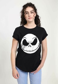 Disney NIGHTMARE BEFORE CHRISTMAS BIG FACE JACK - T-shirt z nadrukiem