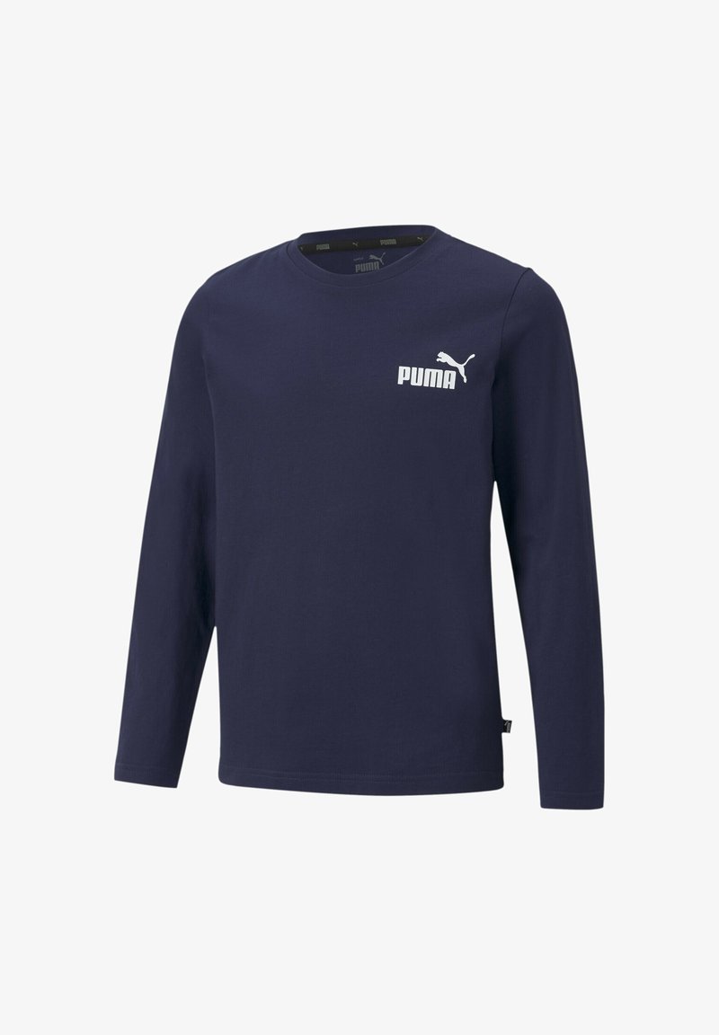 Puma LOGO Langarmshirt Peacoat blau Zalando de puma-logo-langarmshirt-peacoat-blau-zalando-de