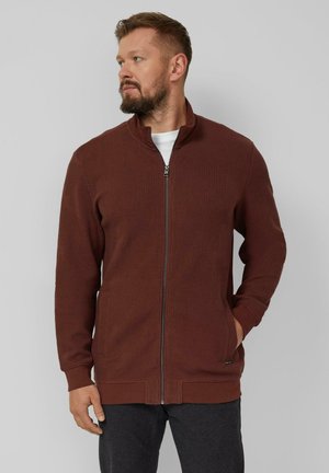 Strickjacke - rostrot