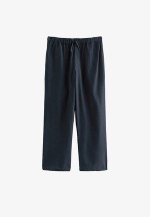 New Look, REGULAR HIGH WAISTED WIDE LEG - Stoffhose - navy