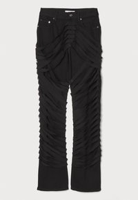 RIBBON WORKER GALLER - Jeans a sigaretta - rinsed black