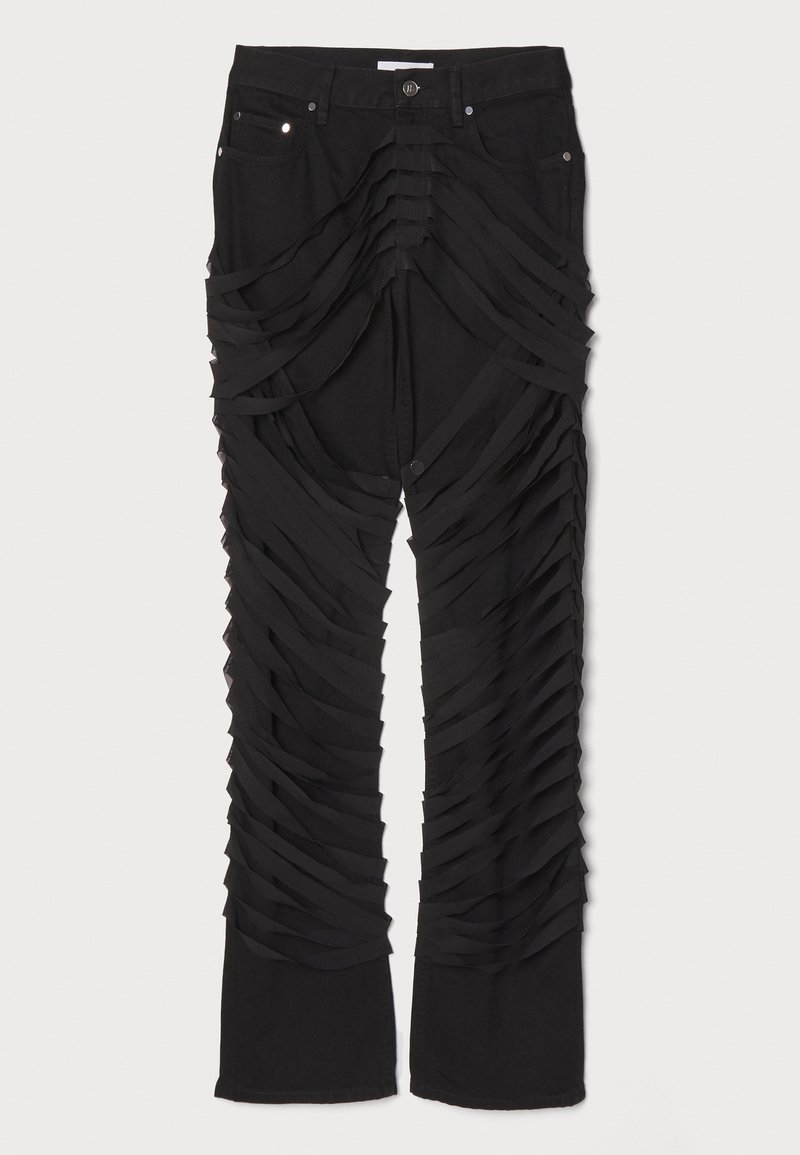 Helmut Lang RIBBON WORKER GALLER - Jean droit - rinsed black/denim noir ...