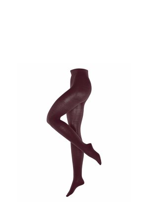 RIB COUTURE - Strumpfhose - claret