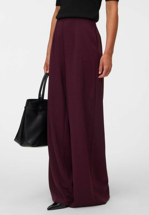 Vero Moda, VMLIVA XHW SUPER WIDE PANTS EXP - Pantalon classique - winetasting