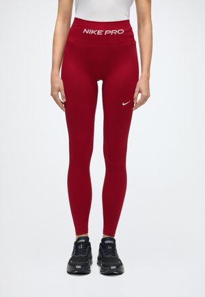 Nike Performance, W NP DF SMLS HR 7/8 TIGHT WT - Клин - tough red/ white