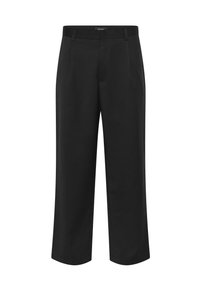 MACHINO PLEAT PANT - Oblekové nohavice - black