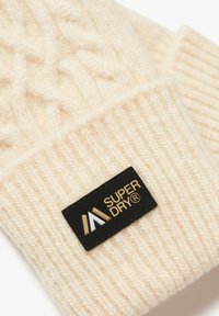 Superdry & Co CABLE LUXE HANDWARMER - Fäustling - oatmeal white