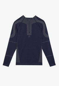 Pier One Sport THERMAL SEAMLESS SPORTS SET - TOP & LEGGINGS - Hosszú ujjú felső - dark blue