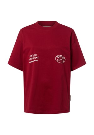 Print T-shirt - bordeaux