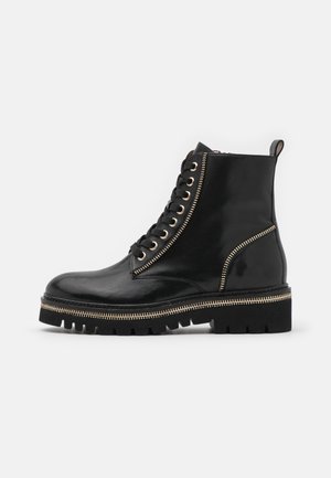 Bottines de cowboy / motard - black