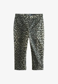 Non sélectionné, leopard print denim