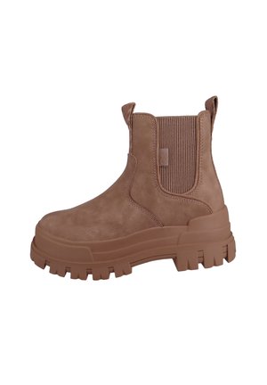 Botine cu platformă - brown