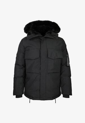 SIKSILK, ARTIC PARKA - Winterjas - black