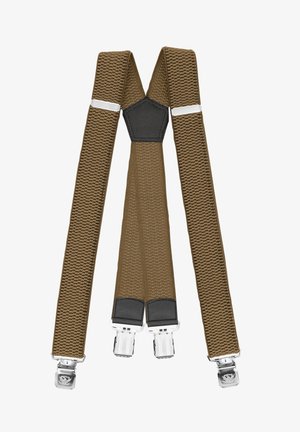 Fabio Farini HOSENTRÄGER 4CM X-FORM - Gürtel business - beige