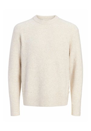Jack & Jones, KNITTED PULLOVER PLAIN KNITTED PULLOVER - Pullover - sea salt