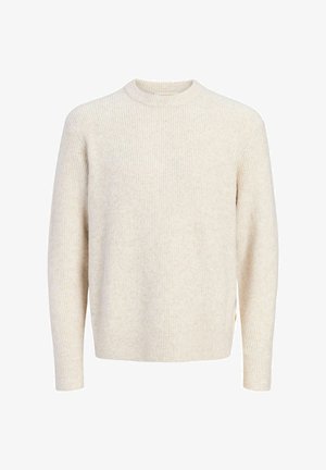 Jack & Jones, KNITTED PULLOVER PLAIN KNITTED PULLOVER - Pullover - sea salt